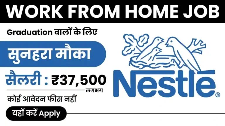 Nestle Work From Home Job 2024
