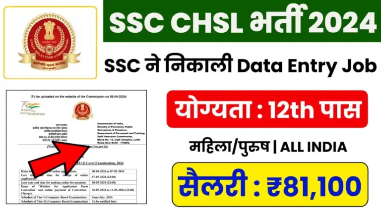SSC CHSL Recruitment 2024