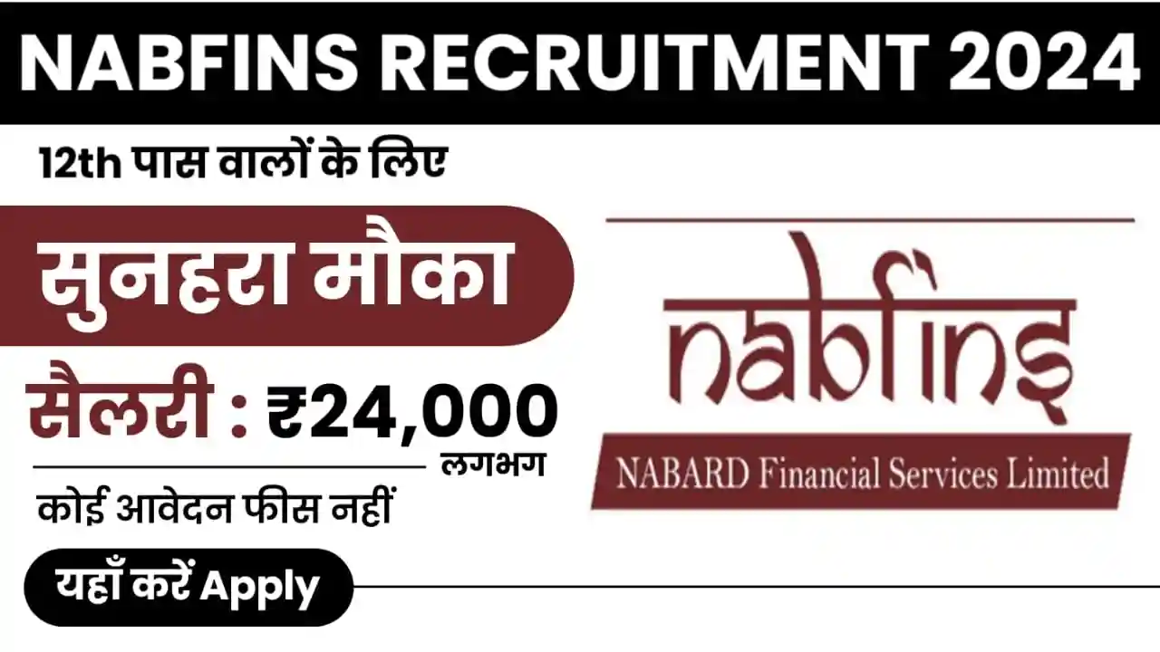 NABFINS Recruitment 2024
