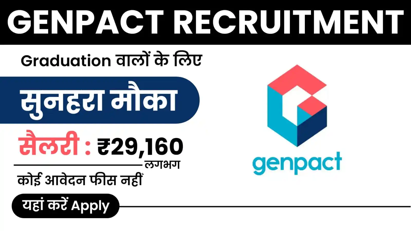 Genpact Recruitment 2024