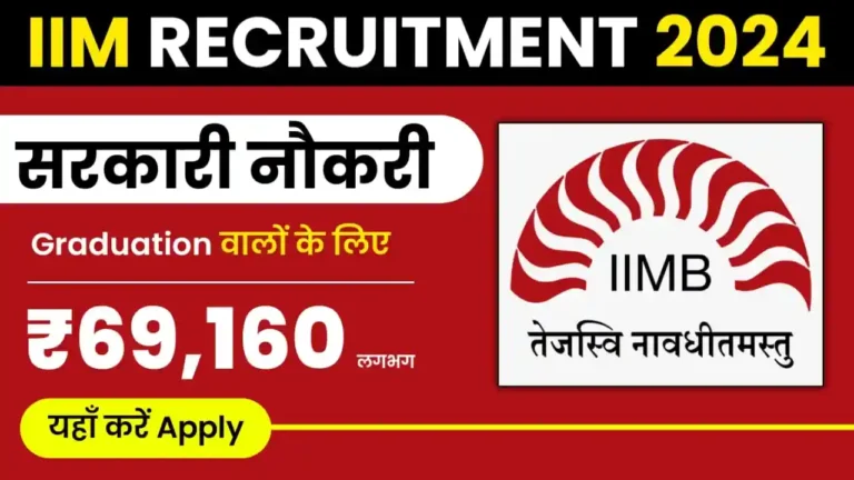 IIM Recruitment 2024