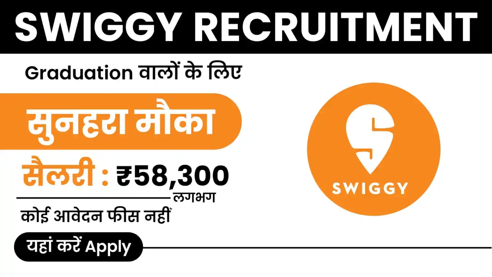 Swiggy Recruitment 2024